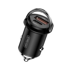 JOYROOM JR-C11 PPS Series 45W Daul USB + Type-C Port Smart Car Charger (Black)