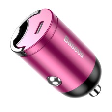 Baseus tiny Star mini 30w Stealth Intelly PPS Quick Car Charger (Pink)