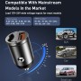 Baseus Tiny Star Mini 30W Stealth Intelly PPS Quick Car Charger (Grey)