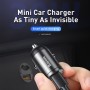 Baseus tiny Star mini 30w Stealth Intelly QC Quic USB Car Charger (Grey)
