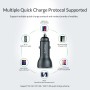 ORICO Dual USB Quick Charge Smart Car Charger (UPF-Q2)(Gray)