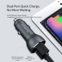 ORICO Dual USB Quick Charge Smart Car Charger (UPF-Q2)(Gray)