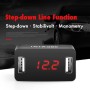 OBD MINI Car Charger Dual USB Function Output With LED Light Digital Display Wth Step-down Protection