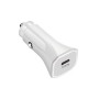 YS-2 PD 20W USB-C / Type-C Interface Car Fast Charger for iPhone Series / iPad Series(White)