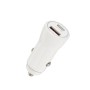 P21 Portable PD 20W + QC 3.0 18W Dual Ports Fast Car Charger (белый)