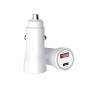 P21 PD 20W USB-C / TYPE-C + QC3.0 18W USB Fast Car Charger с USB-8-контактным набором кабелей данных (белый)