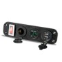 12V-24V Universal Car / Yacht Mobile Phone Modization Ddual USB-панель с коммутатором (зеленый свет)
