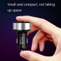 Halo Car MP3 Bluetooth Player Car Charger Car FM Transmitter 3.1A Car Charger(Elegant Black)