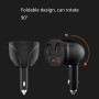 Cigarette Lighter Car Charger Dual USB QC 3.0 Dual Fast Charging 6A Car Charger(Classic Black)