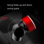 2 PCS Aluminum Ring Rotating Digital Display Car Charger Dual USB Multi-function Display Fast Charge 3.1A Car Charger(Elegant Black)