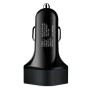 Digital Display PD+QC3.0+2.4A Car Charger TYPE-C Car Phone Charger(Elegant Black)