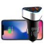 Digital Display PD+QC3.0+2.4A Car Charger TYPE-C Car Phone Charger(Elegant Black)