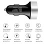 Digital Display PD+QC3.0+2.4A Car Charger TYPE-C Car Phone Charger(Elegant Black)