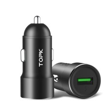 Topk G102Q 3.1A QC3.0 USB Car Charger (3.1a)