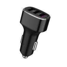 Три USB -порта автомобиль быстро заряжает зарядное устройство для Huawei/для Oppo/vivo/OnePlus и других флэш -зарядки, модель: GT680 Black