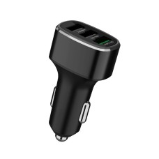 Три USB -порта Car Car Care Charger Charger для Huawei/для Oppo/vivo/OnePlus и других флэш -зарядки, модель: GT780 Black