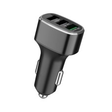 Три USB -порта автомобиль быстро заряжает зарядное устройство для Huawei/для Oppo/vivo/OnePlus и других флэш -зарядки, модель: GT780 Grey