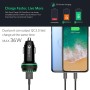 G1S QC 3.0 Fast Charge Car Charger Dual USB -сигарета зажигалка (черная)