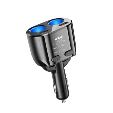 Ozio Car Charger Сигарета более легкая обработка заглушка USB Fast Mlassing Charger, модель: CL48Q Black