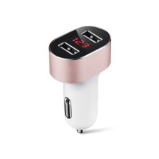 Havit Q3 3.1a Dual USB -автомобильное зарядное устройство (розовое золото)