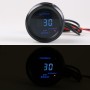 Car Modified 12V Universal 52mm Blue Light Digital Display Meter, Style:Turbo Boost Gauge PSI