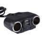 Olesson 2.1A / 1A Dual-USB Ports Car Cigarette Lighter Socket Car Charger