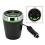 A23 Multi-function Car Kit Bluetooth Charger Cigarette Lighter, Support Bluetooth / TF Card / USB Disk / USB(Green)