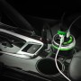 A23 Multi-function Car Kit Bluetooth Charger Cigarette Lighter, Support Bluetooth / TF Card / USB Disk / USB(Green)