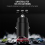 Rock 2 In 1 Multi-functional Dual USB Cigarette Socket Lighter Splitter Phone Car Charger Car Cigarette Lighter Socket, Version 4.8A(Black)