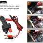 Jtron 12V 10A Car Sigarette Lighter Plug с кабелем питания проводки