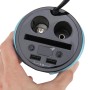 HSC-108D Car Cup Charger 3.1A Cup Type Car Charger Dual USB Ports Car 12V-24V Charger with Card Socket