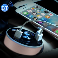 Double Car Cigarette Lighter + 3.1A Dual USB Port Quick Charge Cup Shaped Bluetooth Car Charger for 12-24V Cars & Pickups & SUV & Smartphones & Tablets & PSP & PDA & GPS & MP3 & MP4 and other USB-charged Devices(Gold)