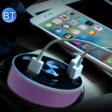Двойная автомобильная сигарета зажигалка + 3.1a Dual USB-порт быстрого зарядного чаша в форме Bluetooth Carger для автомобилей и пикапов, внедорожных и смартфонов, смартфонов, а также PSP & PDA & GPS & MP3 & MP4 и других USB-зарядных устройств (Purple)