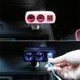 SHUNWEI SD-1918 80W 3.1A Car 2 in 1 Dual USB Charger (White)