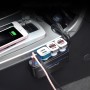 SHUNWEI SD-1939D 120W QC3.0 Car 3 in 1 Dual USB Charger Cigarette Lighter