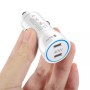 2pcs 40W Dual PD Car 2 in 1 Fast Charger Car Cigarette Lighter (White)