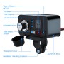 WUPP CS-1272A1 Motorcycle / Car Mobile Phone USB Charger 12V Waterproof PD Fast Charger Cigarette Lighter with Switch / Voltage / Timetable, Color:Black