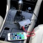 BM-003 5V/1A 2 USB-порты и 2 сигаретных розетки Car Charger (Black)