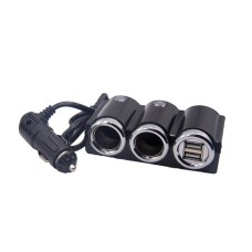 DC 12V / 24V Dual USB Multi Female Car Cigarette Lighter Splitter Socket Adapter Charger Socket Power Adapter / Charger