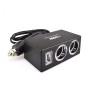 12V-24V Car Cigarette Lighter Socket Splitter USB Charger Adapter Car Charger for Mobile Phone MP3 DVR Accessories