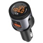 BC72 Car FM Transmitter QC3.0 + USB C PD 18W  Charger FM Radio Adapter Hands-free Call MP3 Music Player