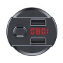 C4 FM CAR KIT AUDIO MP3 Player Fast Dual USB Fast Charger
