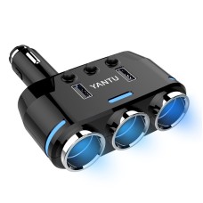 Yantu B39 Сигаретные зажигалки автомобили многофункциональный USB-быстро зарядка автомобильное зарядное устройство беспроводное мощное.