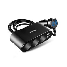 Yantu One Tow Three Car Digital Electronic Dual USB -сигарета зажигалка, спецификация: монитор напряжения