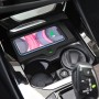 Автомобильная QI Стандартное беспроводное зарядное устройство 10W быстрая зарядка на 2018-2020 гг. BMW X3 / X4, левое вождение