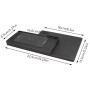 Car Qi Standard Wireless Charger 10W Quick Charging for Audi A4L / A5 / S4 2017-2019, Left Driving