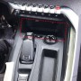 Автомобильная QI Стандартное беспроводное зарядное устройство 10W быстрая зарядка для Peugeot 4008 /5008 2016-2018, левое вождение
