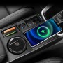 HFC-1053 Car Qi Standard Wireless Charger 15W / 10W Quick Charging for Audi A3 2021-2022, Left Driving
