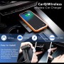 Car Qi Standard Wireless Charger 15W Quick Charging for Audi A4 A5 S4 S5 2017-2021, Left Driving