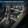 Автомобильная QI Стандартное беспроводное зарядное устройство 15W быстрая зарядка для Subaru XV 2018-2021, левое вождение
